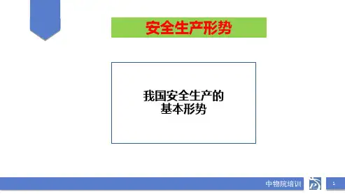 我国安全生产的基本形势概述(PPT64页)