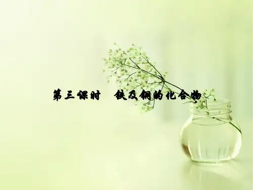 铁及铜的化合物PPT教学课件