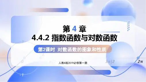 4.4.2 对数函数的图象和性质(第2课时)高一数学必修第一册同步高效课堂(人教A版2019)