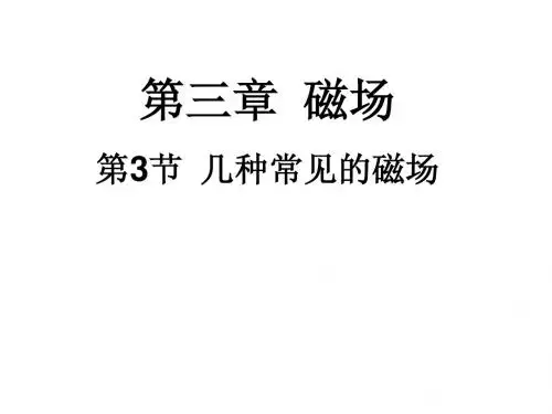 3.3几种常见的磁场.ppt