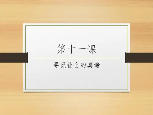 高中政治必修四第十一课ppt课件