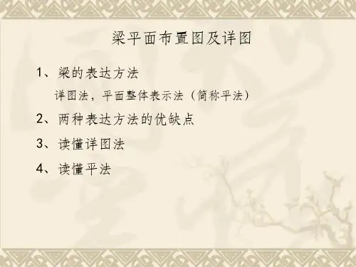 梁平面布置图及详图(很好很实用的)ppt课件