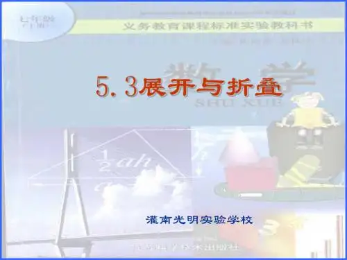 5.3展开与折叠课件