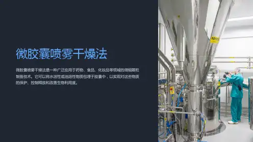 《微胶囊喷雾干燥法》课件