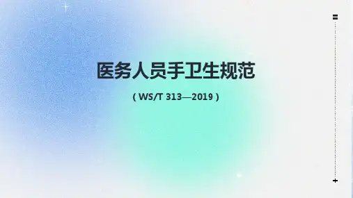 新版手卫生规范培训(2019版)