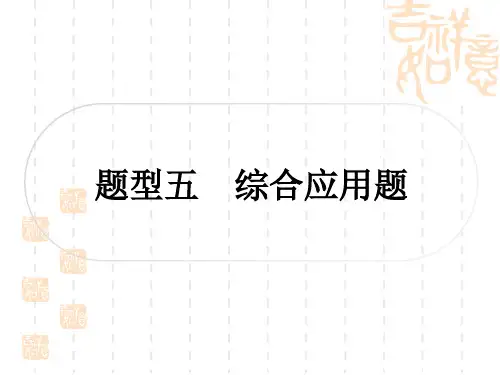 沪粤版初中毕业九年级中考物理 作业 第二篇 中考重难题型突破 题型五 综合应用题