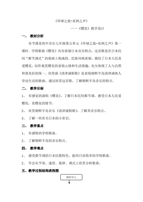 樱花教案