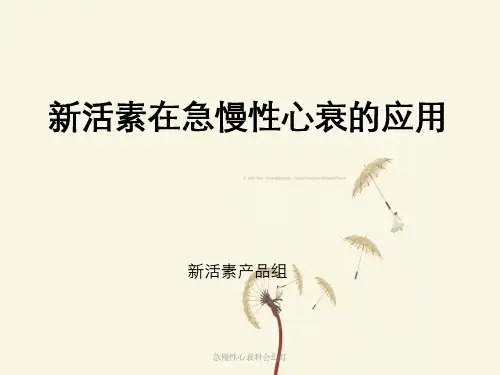 急慢性心衰科会幻灯