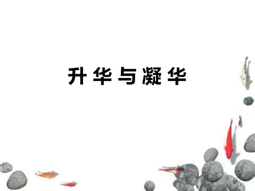 初中物理人教版升华和凝华PPT完美版1