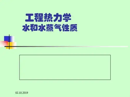 课件-水与水蒸气性质 共22页PPT资料