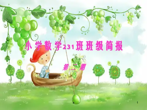 小学数学231班班级简报