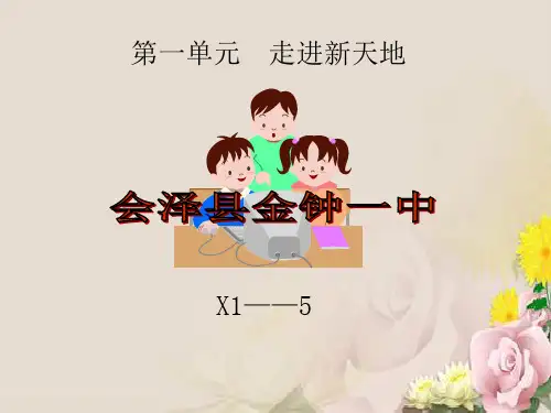 走进新天地ppt优秀课件 人民版