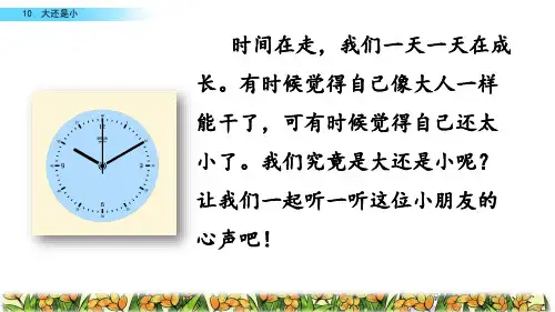 《大还是小》语文部编版PPT1