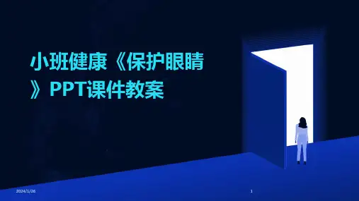 06866_小班健康《保护眼睛》PPT课件教案