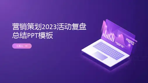 营销策划2023活动复盘总结PPT模板