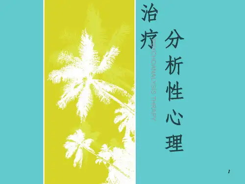 分析性心理治疗ppt课件