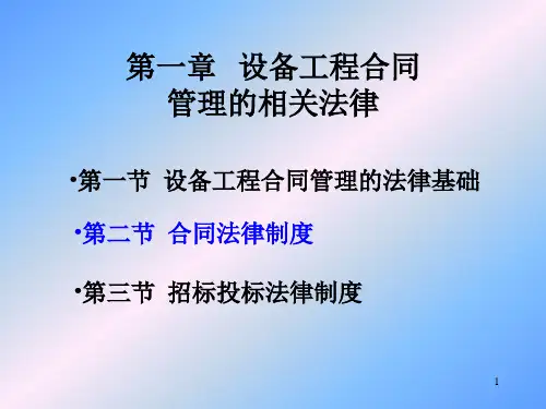 合同法律制度PPT课件