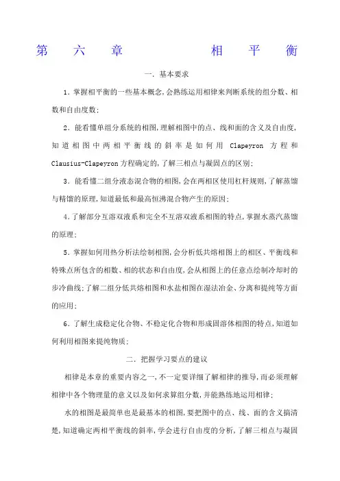 大学物理化学核心教程课后参考答案第6章
