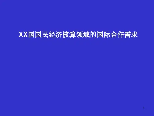 国民经济核算领域的国际合作需求