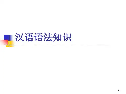 高中语文语法知识全ppt课件