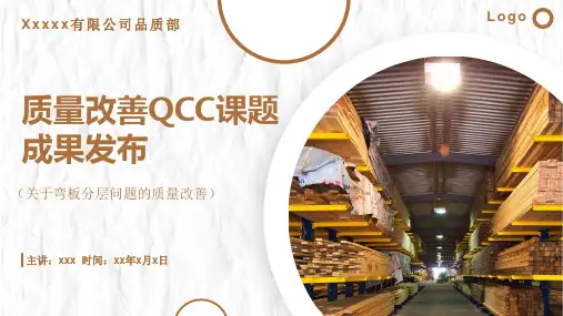 公司品质部质量改善QCC课题成果发布PPT课件