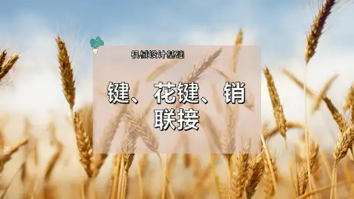 17-键、花键、销联接PPT模板