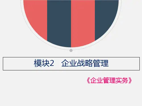 企业战略管理培训课件(PPT 34页)