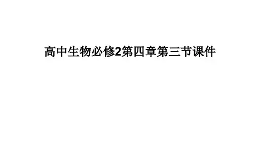 人教版必修2生物：4.3 遗传密码的破译 课件(共17张PPT)