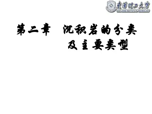 第二章 沉积岩的分类及主要类型【精选】