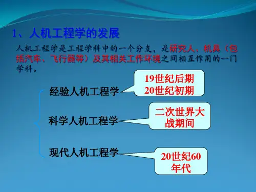 汽车人机学复习