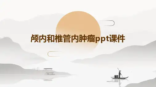 颅内和椎管内肿瘤ppt课件