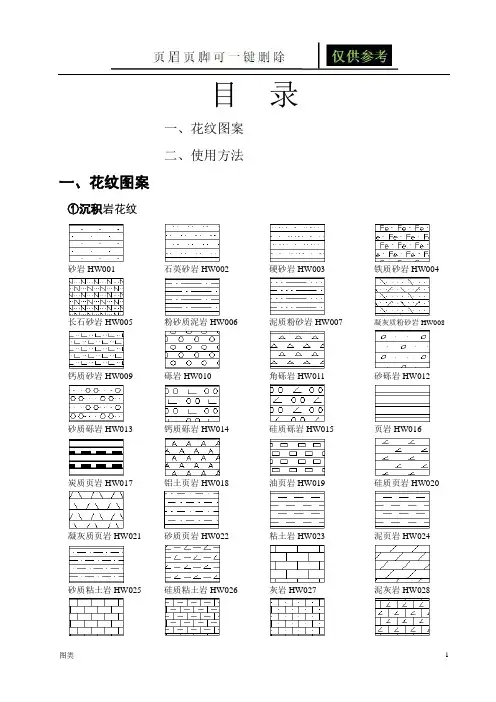 CAD填充图案及使用方法(图文运用)