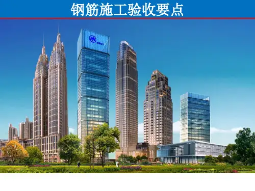 【PPT课件】钢筋施工验收要点
