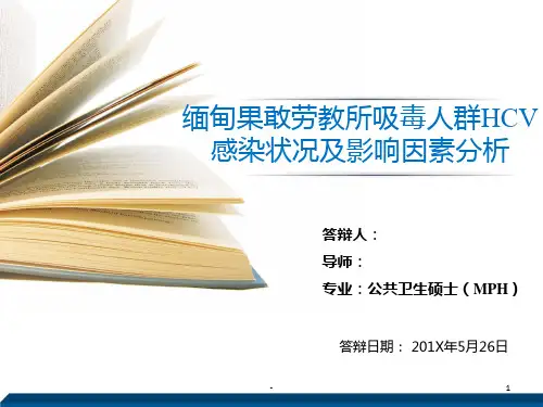 硕士研究生毕业答辩PPT课件