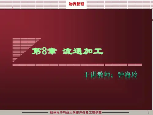 第8章 流通加工