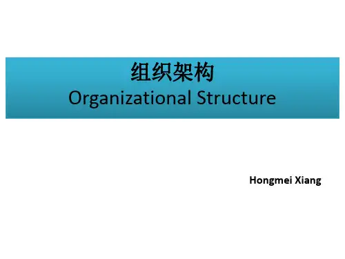 组织架构分析
