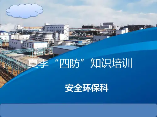 夏季四防安全知识课件