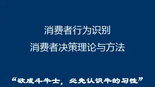 消费者购买行为分析.ppt