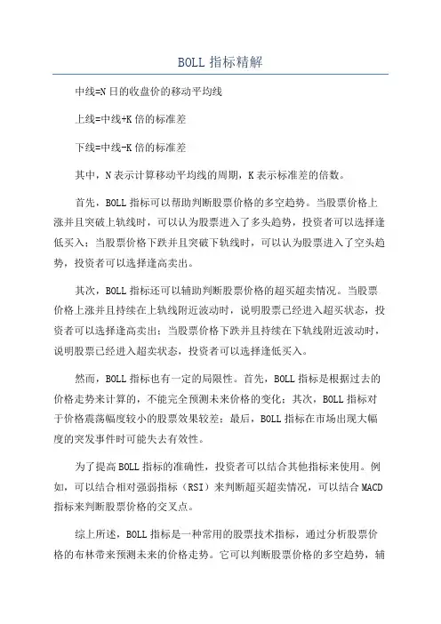 BOLL指标精解