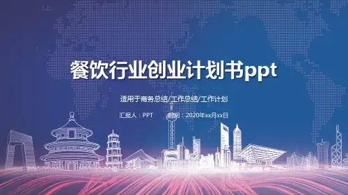 餐饮行业创业计划书ppt