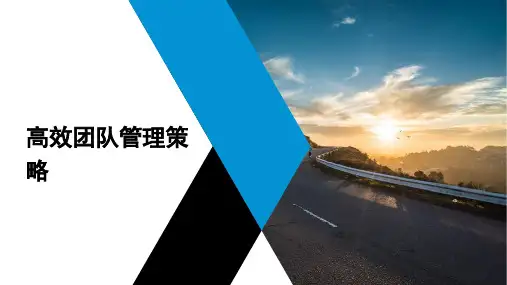 团队管理ppt课件模板