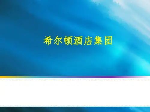 《希尔顿酒店分析》PPT课件