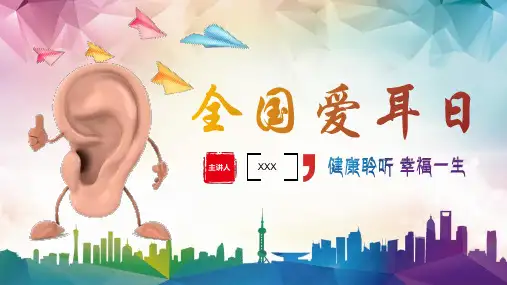 全民爱耳日PPT模板