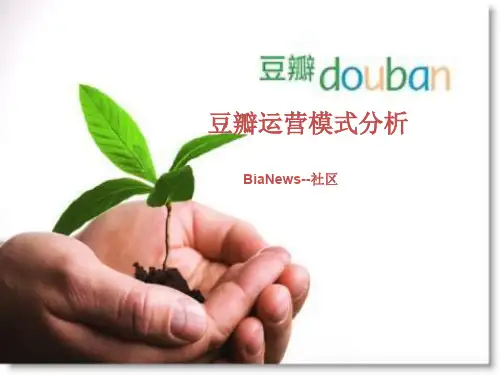 豆瓣网运营模式分析共31页文档