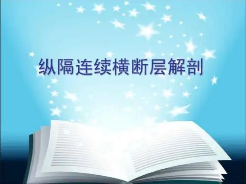 纵隔横断层解剖