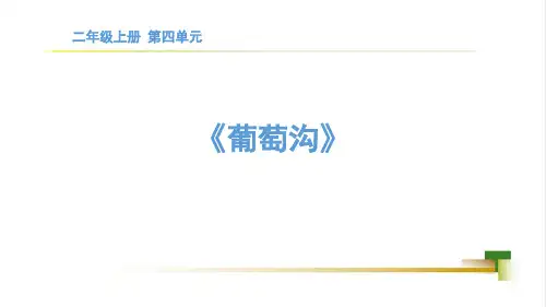 统编版二年级语文上册11. 葡萄沟 课件(共24张PPT)(1)