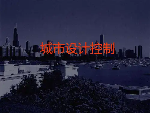 城市设计的概念与内涵(ppt 34页)