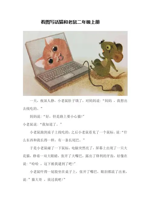 看图写话猫和老鼠二年级上册