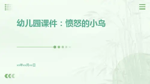 幼儿园课件：愤怒的小鸟