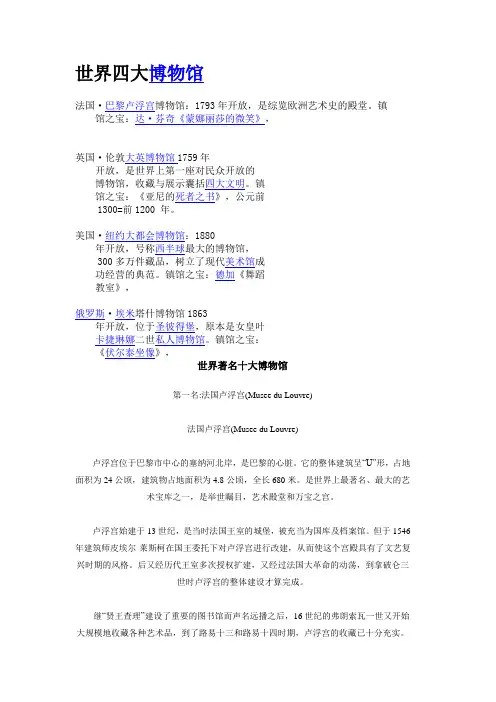世界四大博物馆